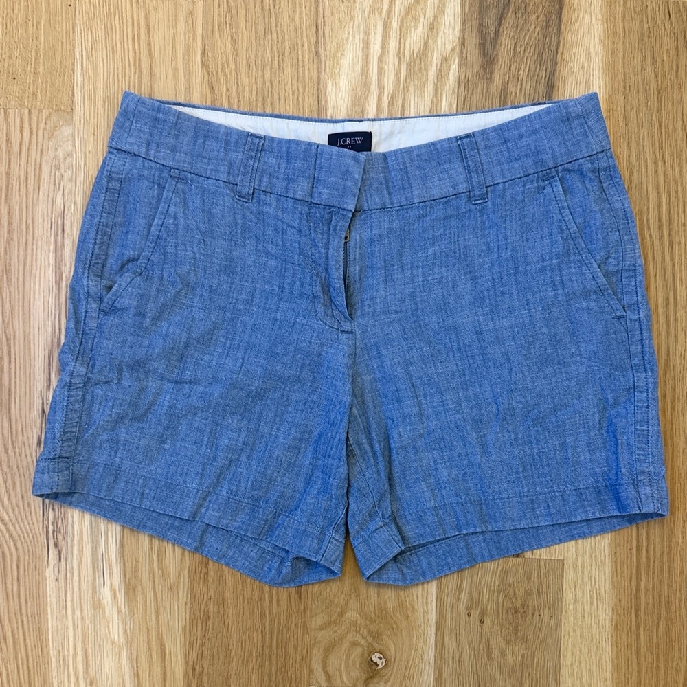 J. Crew Chambray Blue Women's Shorts